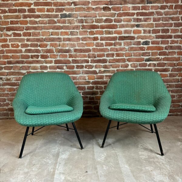 Coppia di poltrone vintage