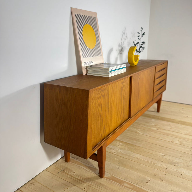 Sideboard in Teak Danese Anni ’60 – Ante Scorrevoli e Cassetti