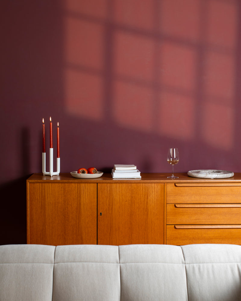 Vintage Teak Credenza with Drawers – Denmark (1960)