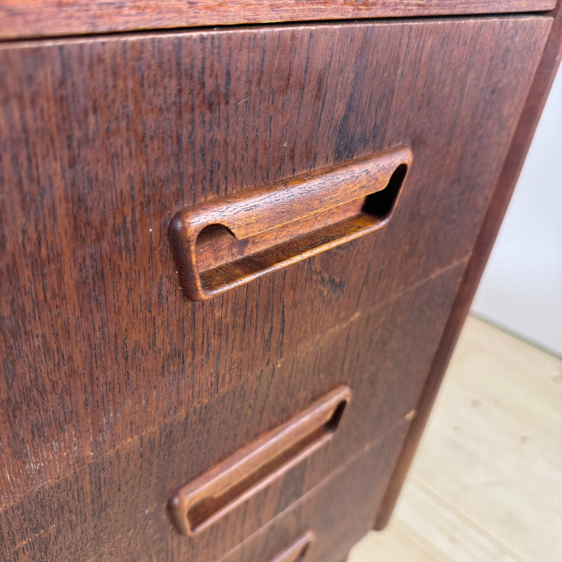 Libreria in Teak con Scrittoio Estraibile – Design Scandinavo Vintage