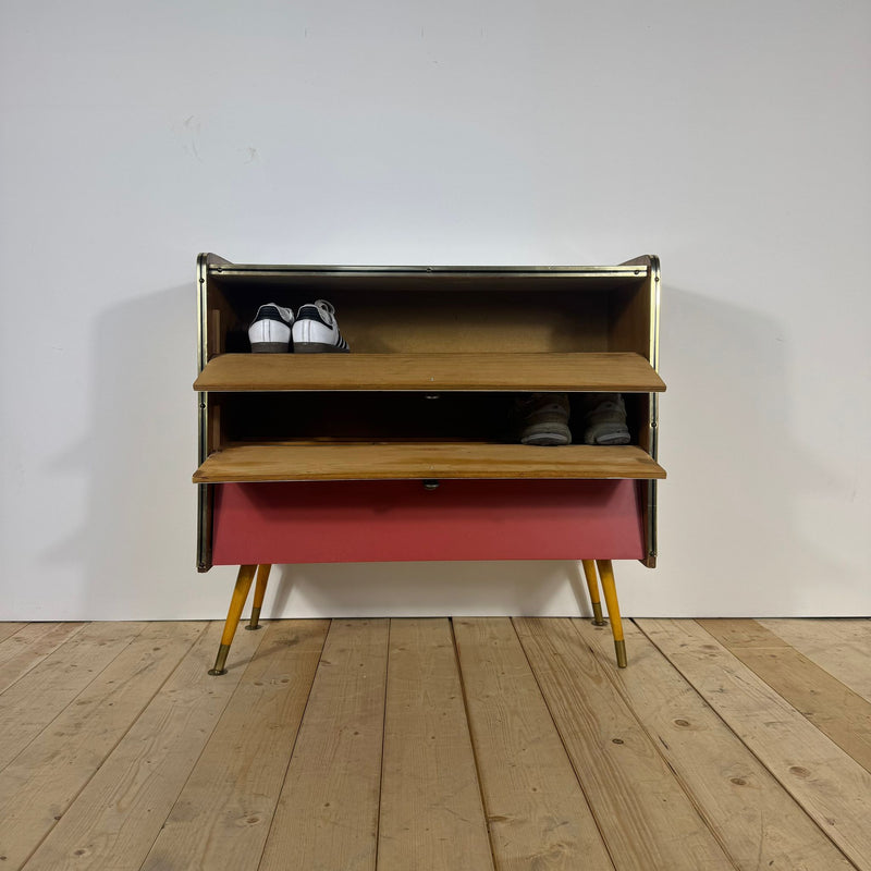 Scarpiera Anni ’70 Multicolor – Design Mid-Century Modern