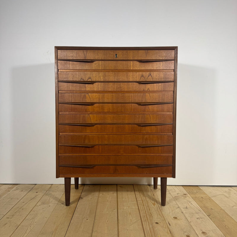 Cassettiera Vintage in Teak – Design Scandinavo Danese, Anni ’60 | Mid-Century Modern