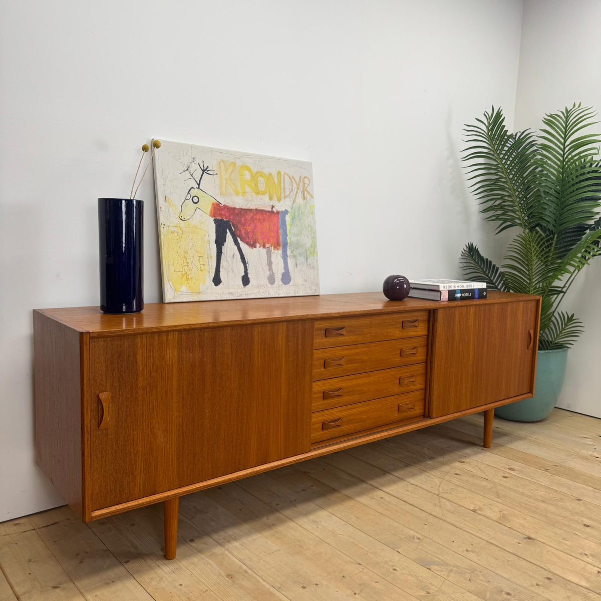Sideboard in teak di Clausen & Søn, 1960
