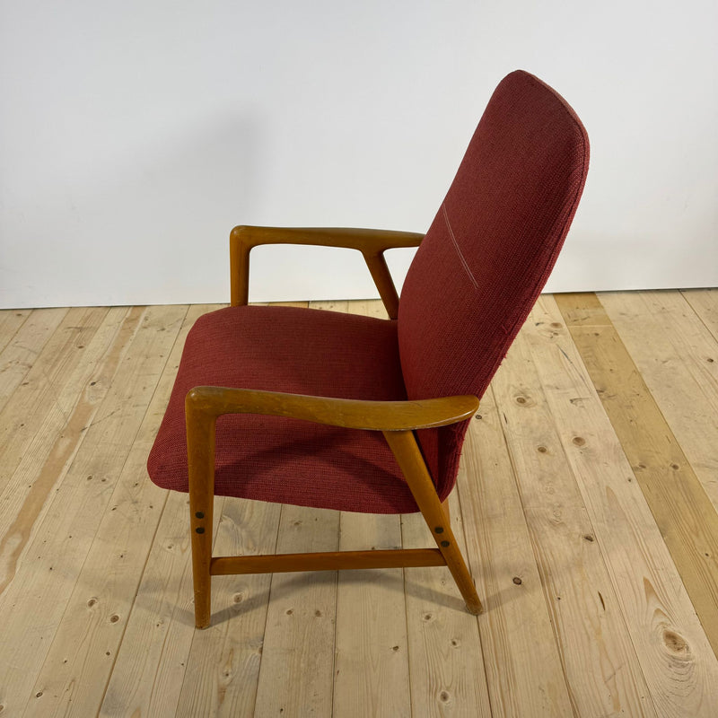Poltrona Mid-Century Modern di Alf Svensson – Svezia, 1960