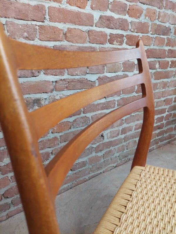 Set di sei sedie in teak Nils Otto Møller per J L Møllers møbelfabrik