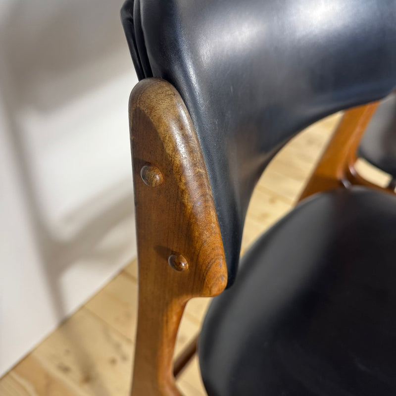 Set di 4 Sedie Modello Nr. 49 in Palissandro – Erik Buck, Danimarca Anni ’60