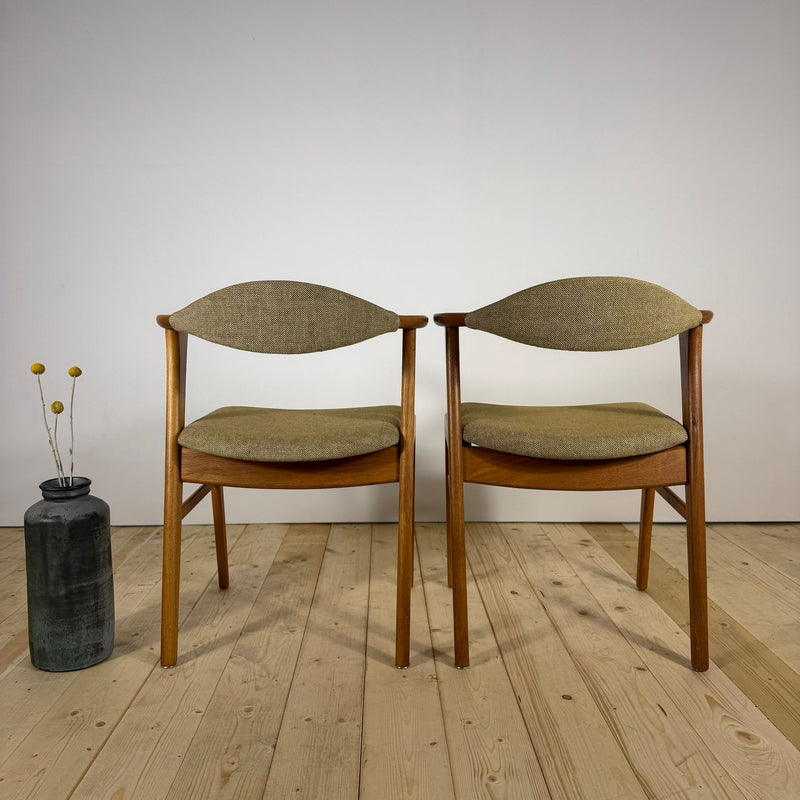 Set di 8 Sedie Erik Kirkegaard per Høng Stolefabrik – Design Scandinavo Vintage
