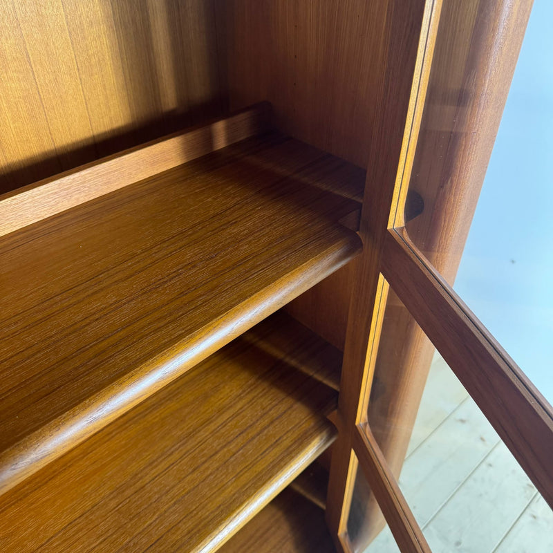 Libreria in Teak con Ante in Vetro – Danimarca 1960, Dyrlund
