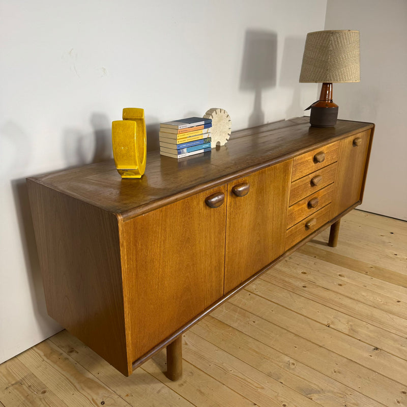 Sideboard Inglese in Teak – Credenza Mid-Century Anni ’60