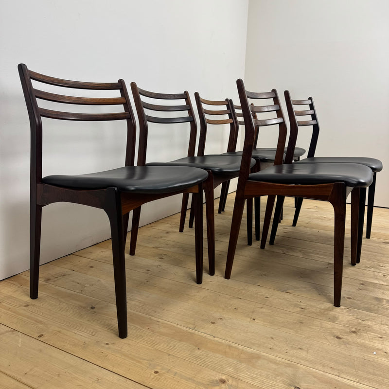Set of six chairs by Vestervig Erikson, 1960s