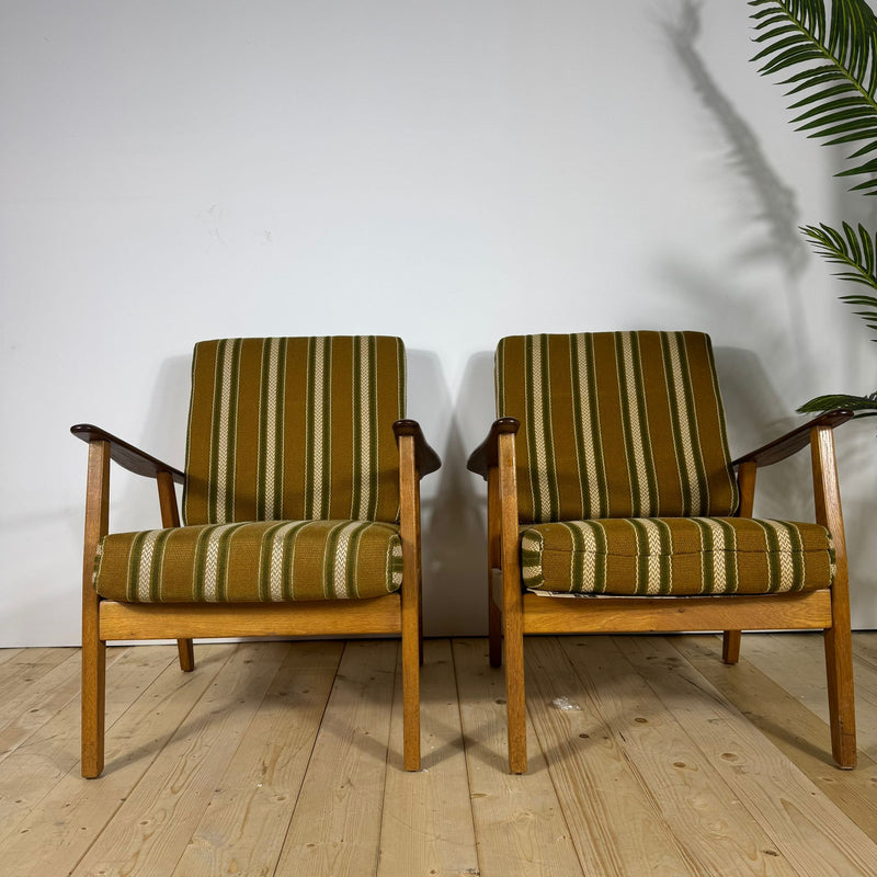 Coppia di Poltrone Danesi Mid-Century Modern in Teak – 1960