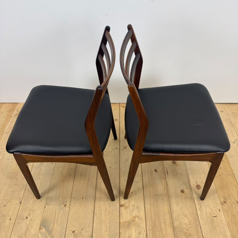 Set of six chairs by Vestervig Erikson, 1960s