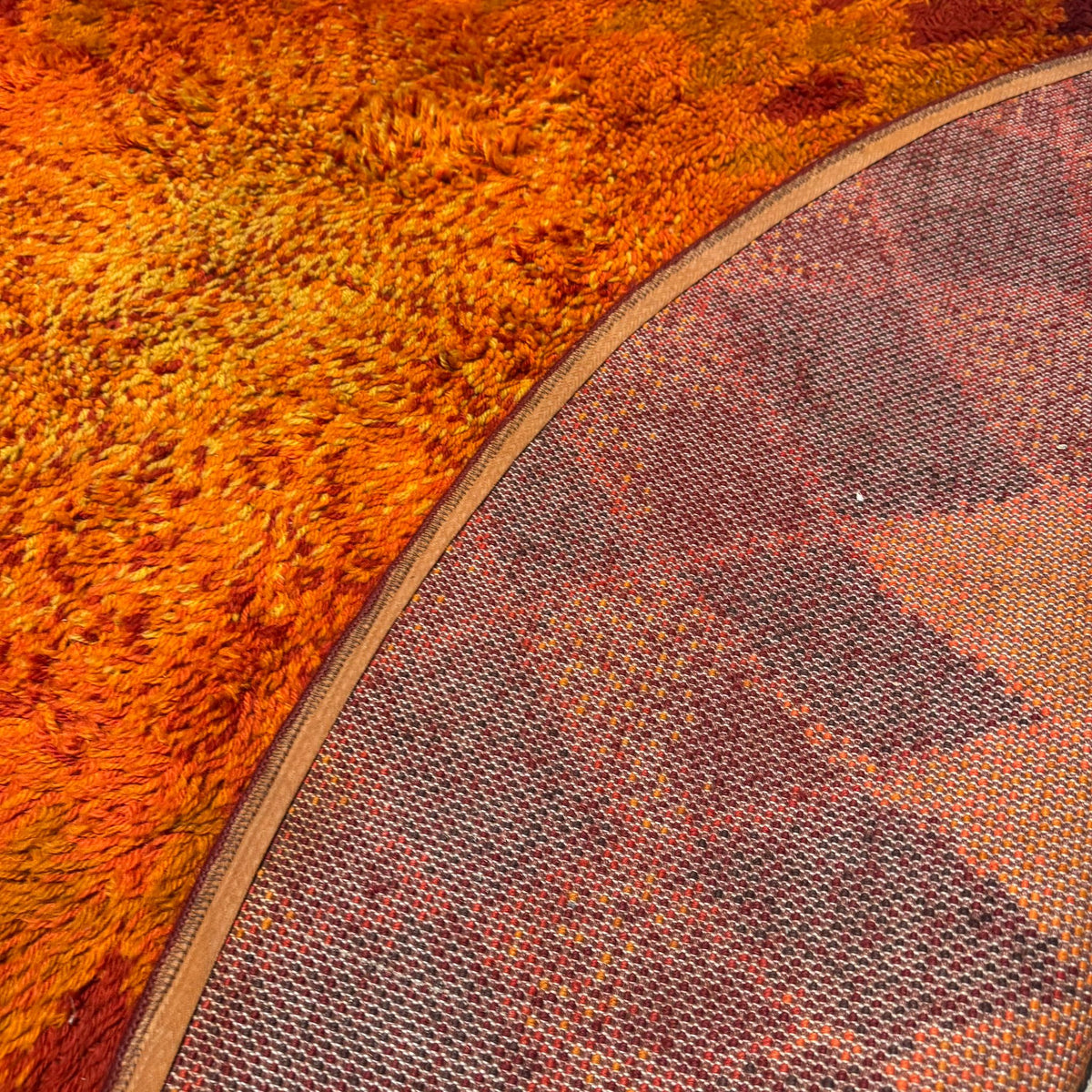 Tappeto tondo vintage