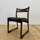 Upholstered teak chair, 1960s