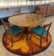 Tavolo da Pranzo Rotondo in Teak – Design Danese Anni '60