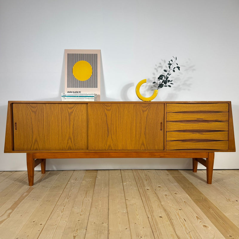 Sideboard in Teak Danese Anni ’60 – Ante Scorrevoli e Cassetti