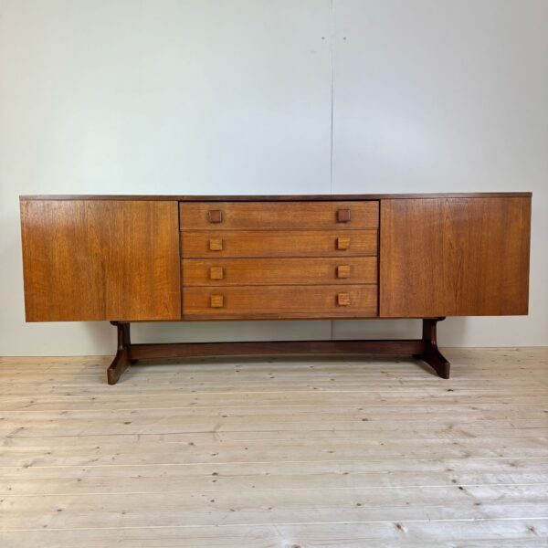 Credenza in teak, Danimarca 1960