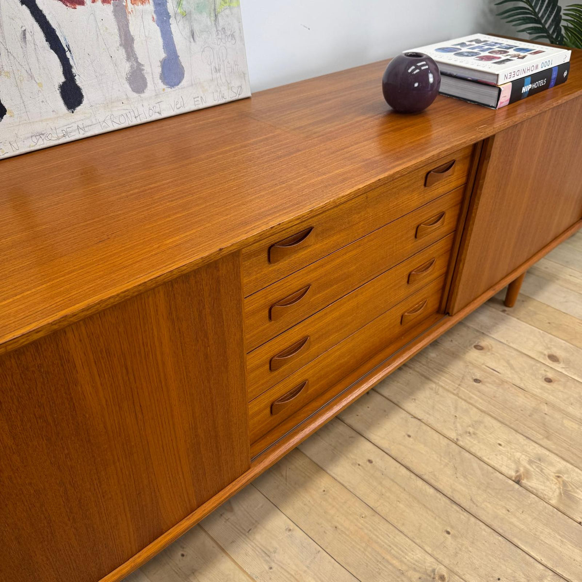 Sideboard in teak di Clausen & Søn, 1960