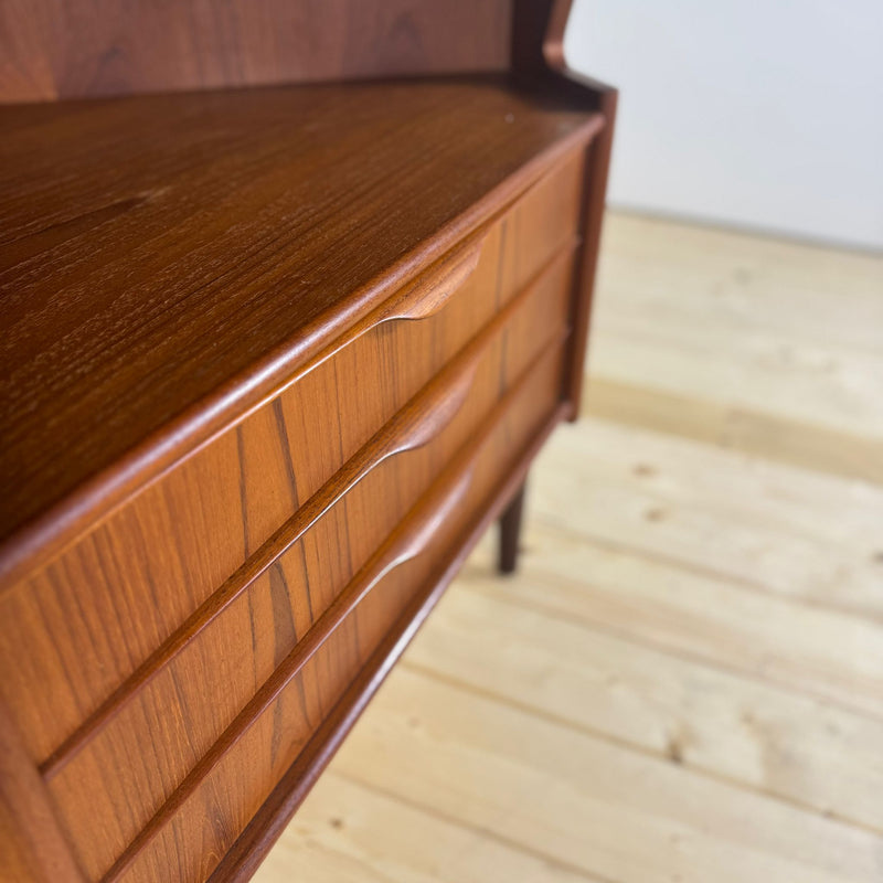 Mobile angolare danese in teak angolare – Mid-Century