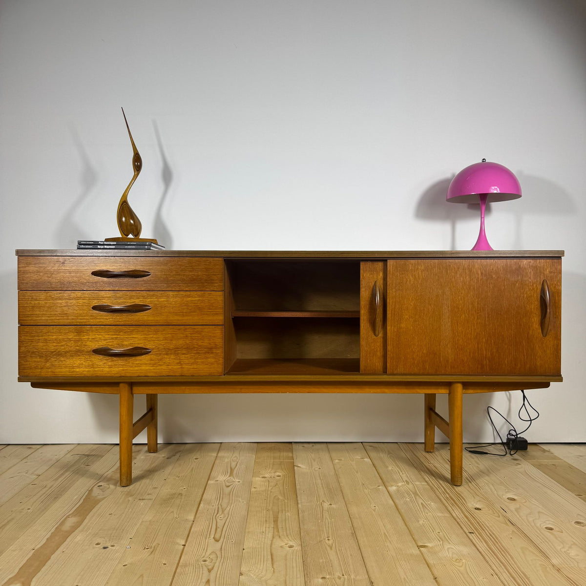 sideboard danese in teak – Design scandinavo anni ’60