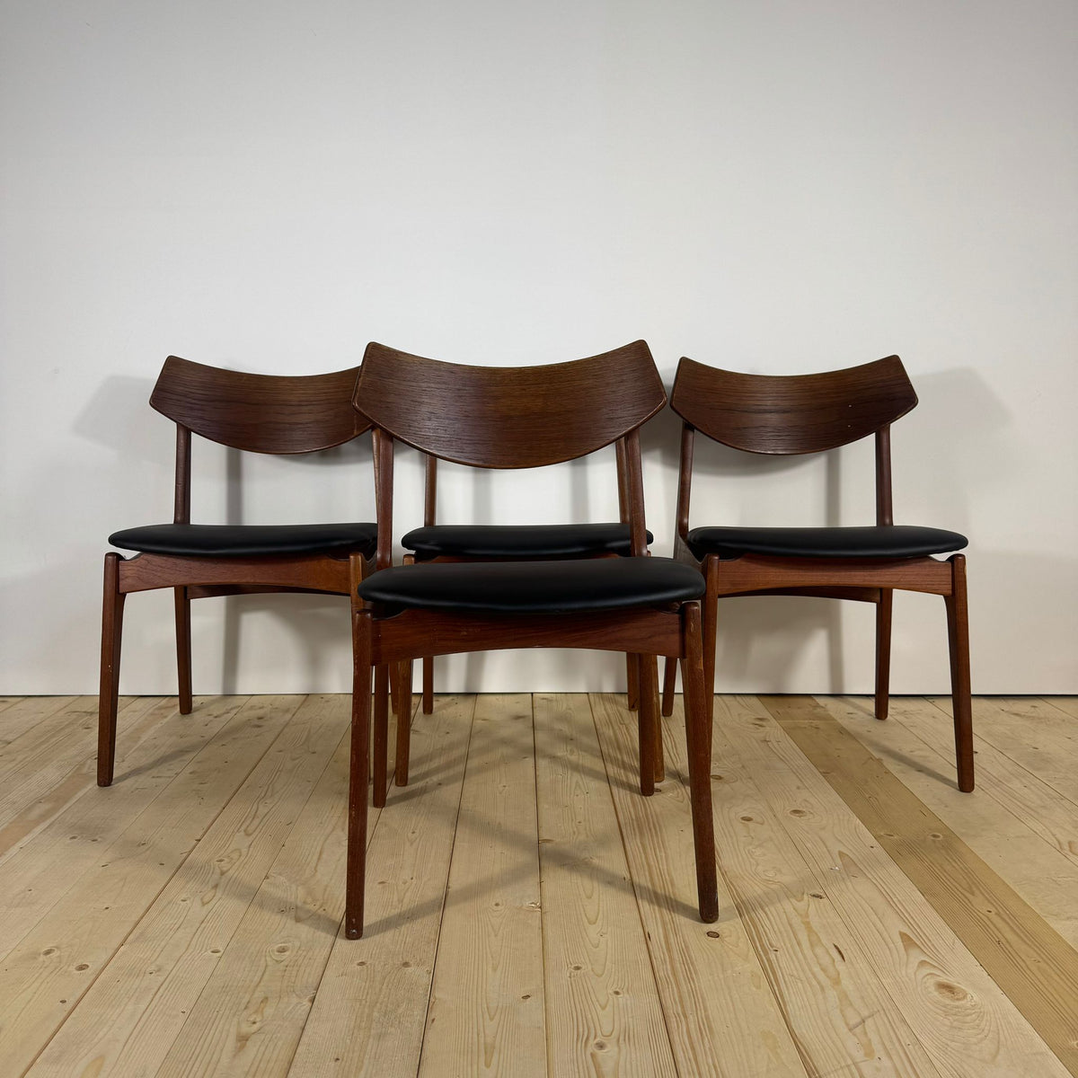 Set di 4 Sedie Vintage in Teak – Funder-Schmidt & Madsen, Design Olandese