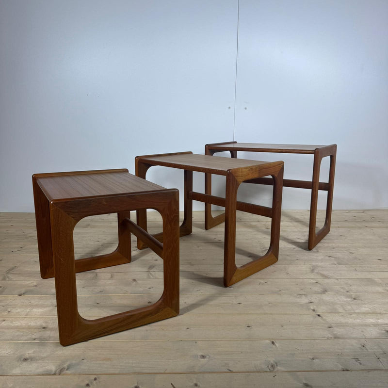 Nesting tables in teak, Danimarca 1960