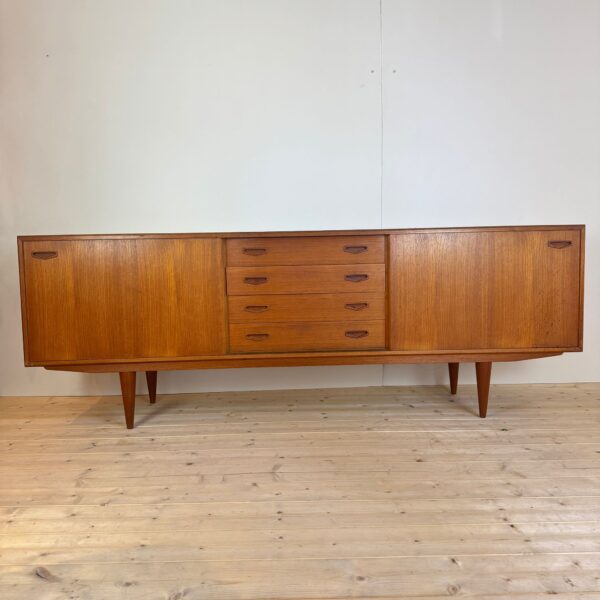 Credenza vintage in teak Clausen & Son, Danimarca 1960