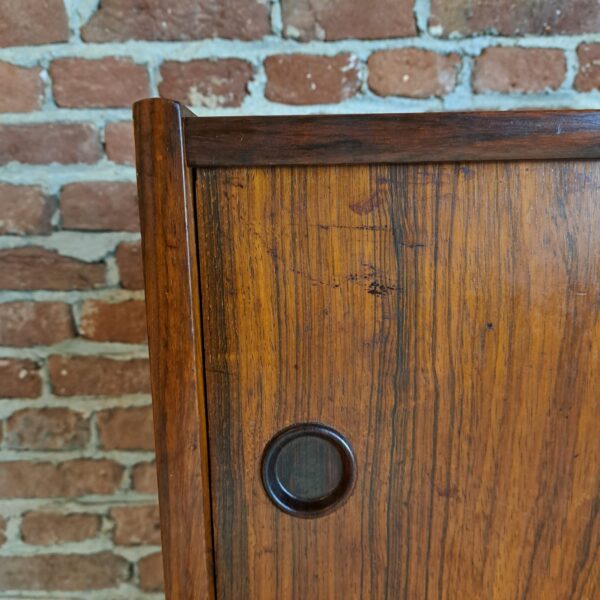 Credenza in palissandro con cassettiera, Danimarca 1960