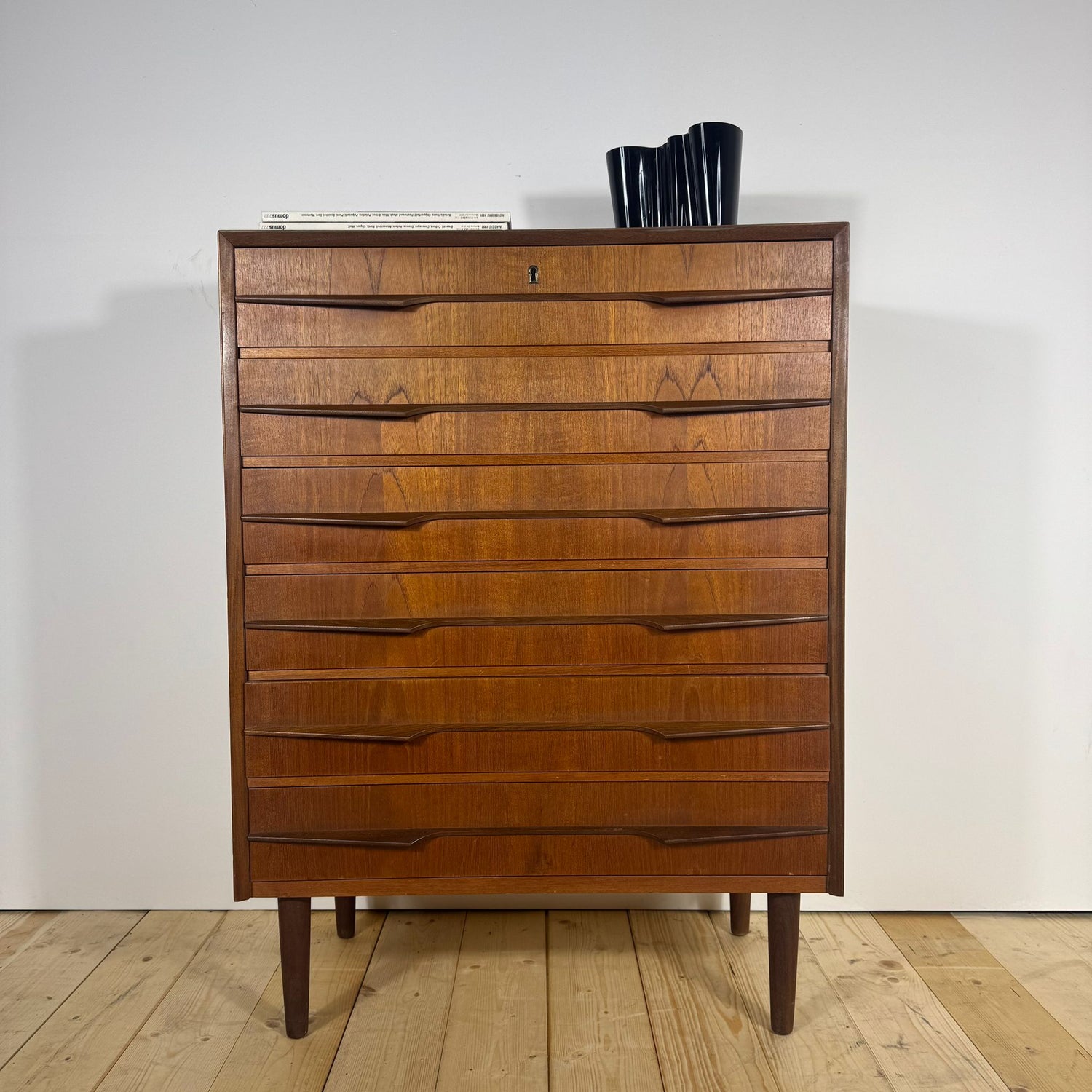 Cassettiera Vintage in Teak – Design Scandinavo Danese, Anni ’60 | Mid-Century Modern