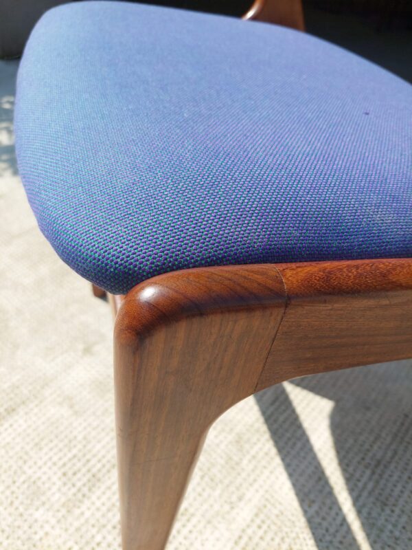 Set di sei sedie in teak dalla Danimarca, Kai Kristiansen per Schou Andersen, 1960