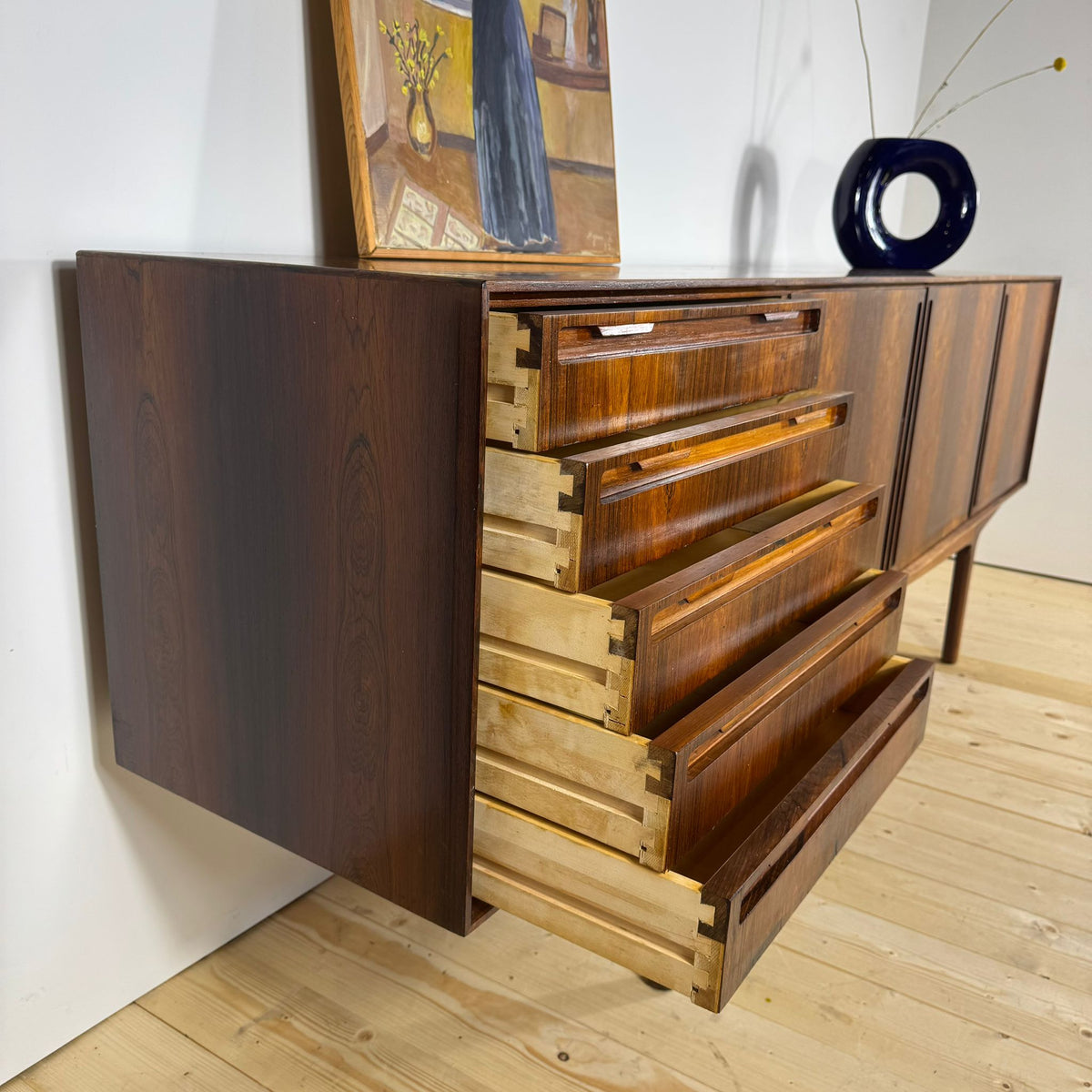 Sideboard Danese in Palissandro – Knud Nielsen per Løsning Møbelfabrik - Manifattura Mid-Century Modern, 1960