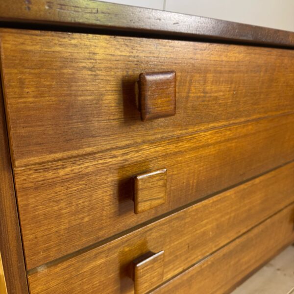 Credenza in teak, Danimarca 1960