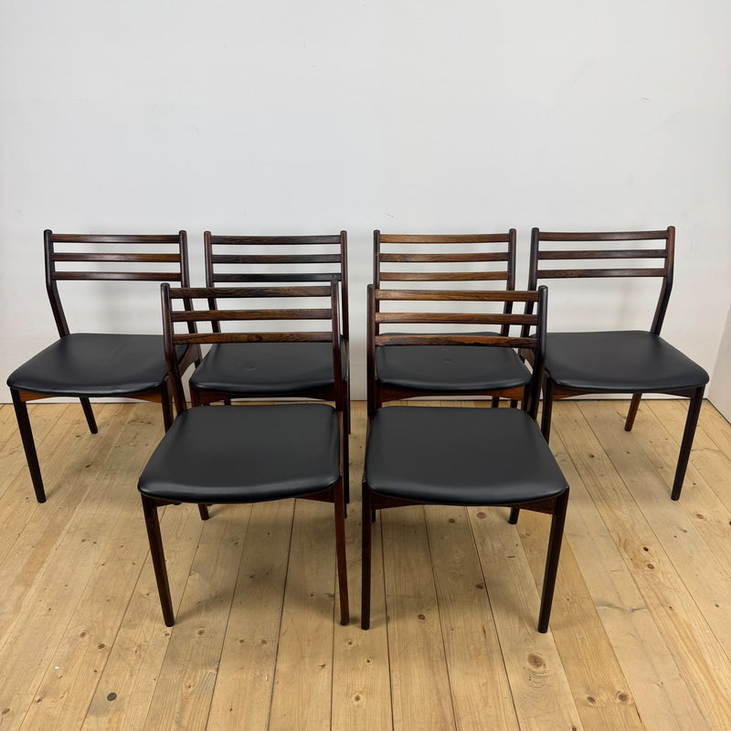 Set of six chairs by Vestervig Erikson, 1960s