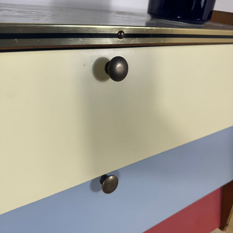 Scarpiera Anni ’70 Multicolor – Design Mid-Century Modern