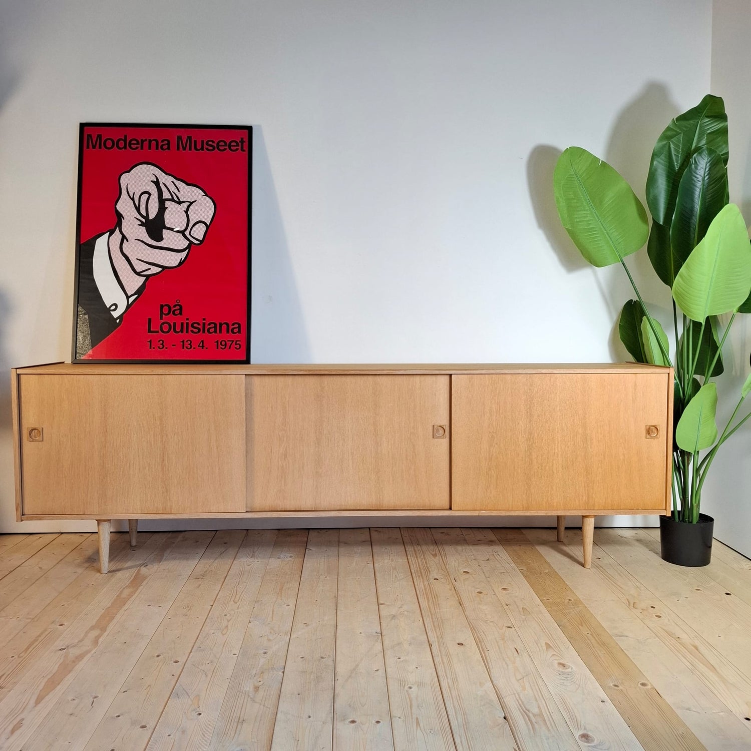 Sideboard Danese Vintage in Rovere – Design Mid-Century Modern, Anni '60