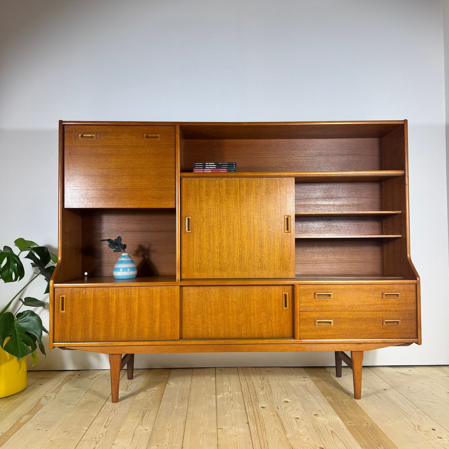 Credenza HIGHTBOARD Mid-Century in teak, 1960
