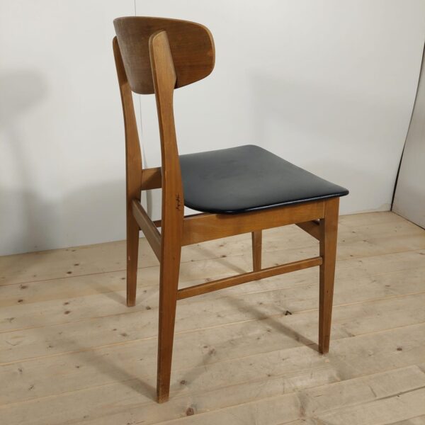 Set di sei sedie in teak, Danimarca 1960