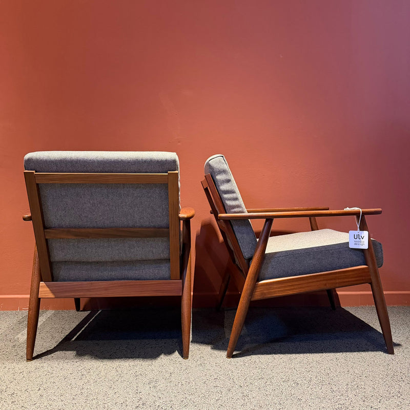 Coppia di Poltrone in Teak – Design Scandinavo Vintage (Danimarca, Anni '60)