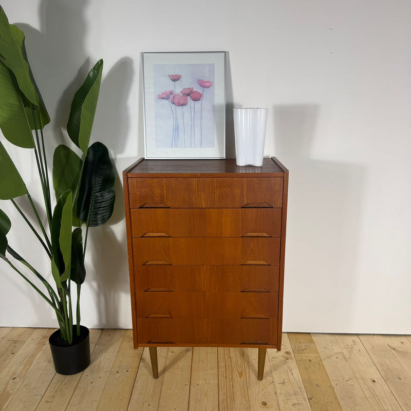 Cassettiera Danese Mid-Century in Teak – Design Scandinavo Vintage, Anni ’60