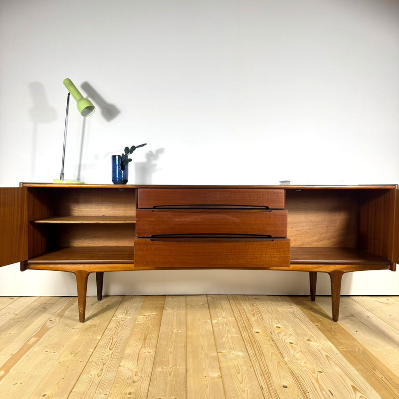 Sideboard danese anni ’60 in teak – design scandinavo originale vintage