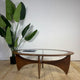 G-Plan Astro Oval Teak and Glass Coffee Table - Mid-Century Icon