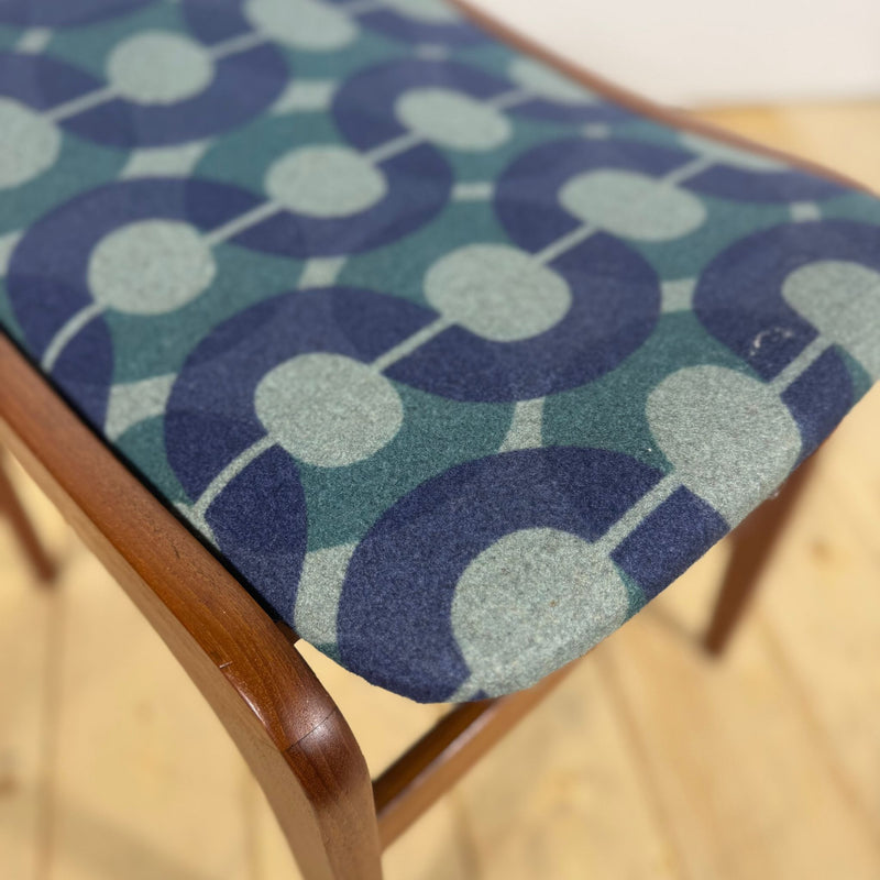 Poggiapiedi Vintage in Teak – Design Danese (Anni '60)