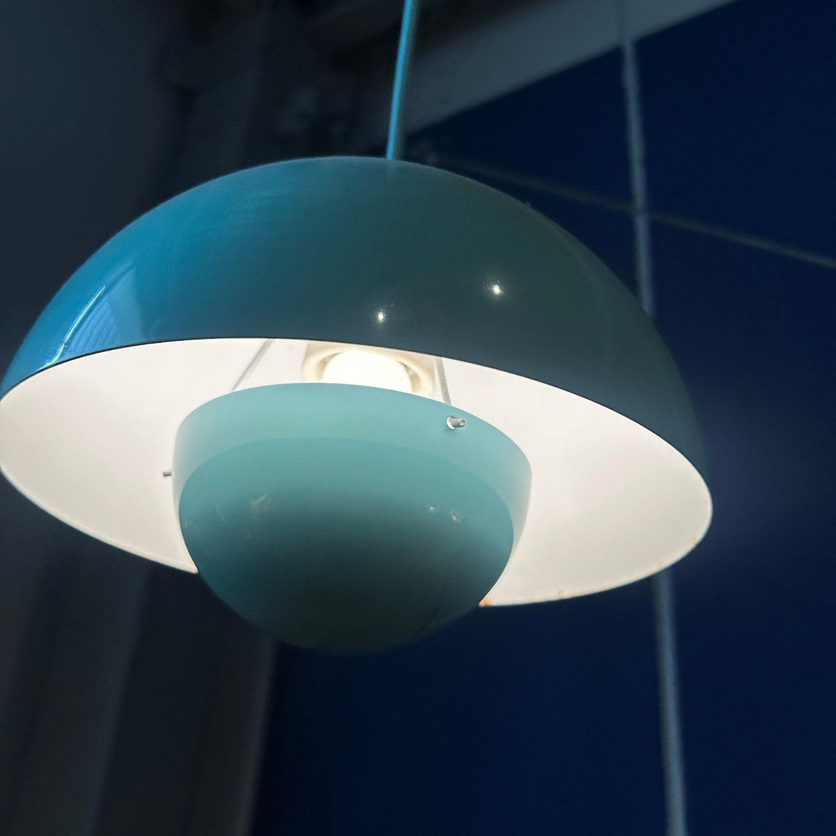 Lampada a Sospensione Flowerpot di Verner Panton (Danimarca, Anni '60)