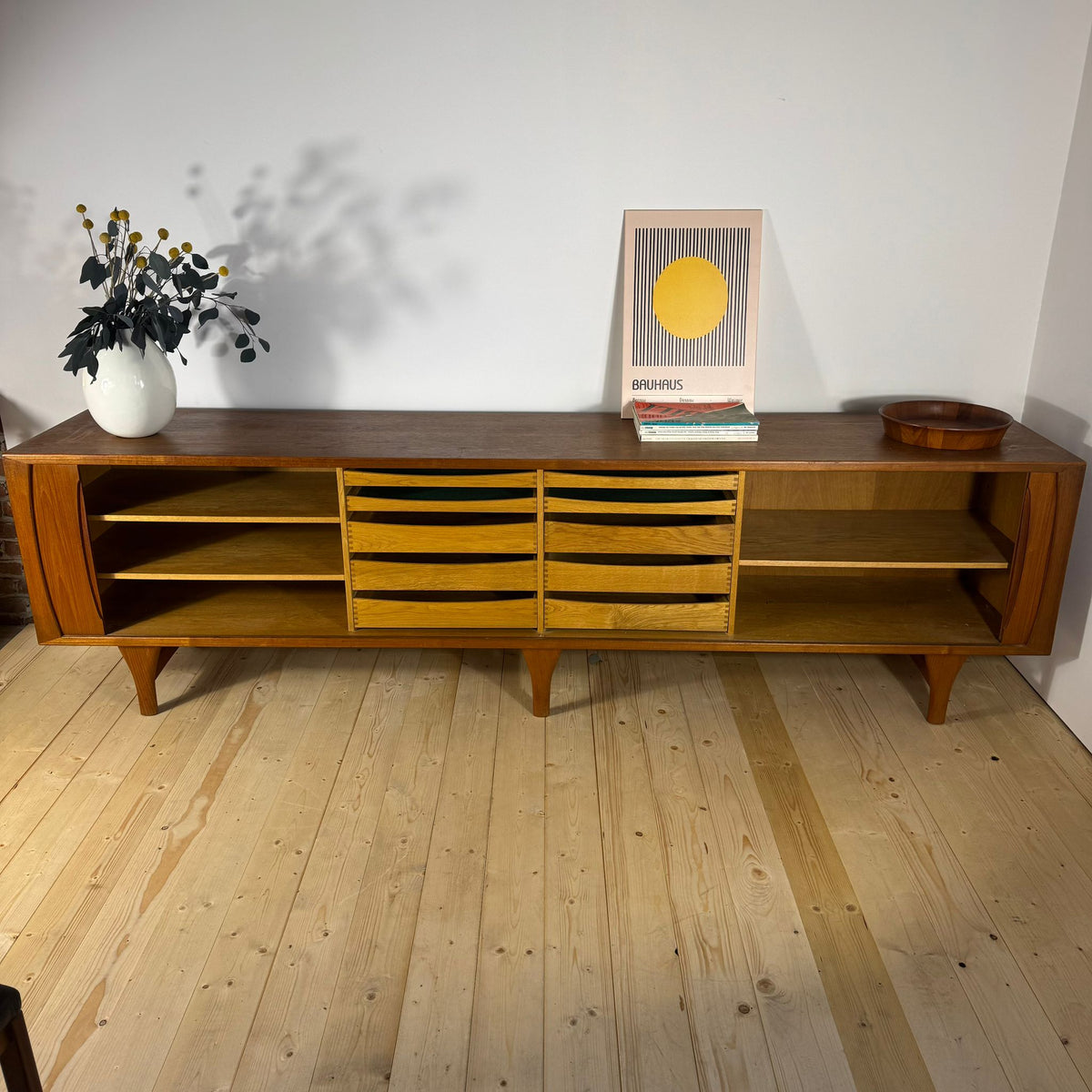 Sideboard in Teak Bernhard Pedersen & Søn Danimarca Anni ’60