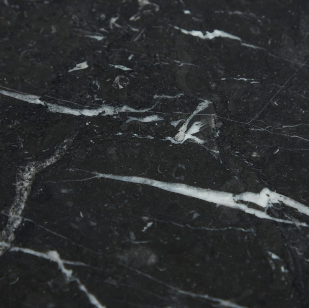Tavolo da pranzo in marmo Nero Marquina