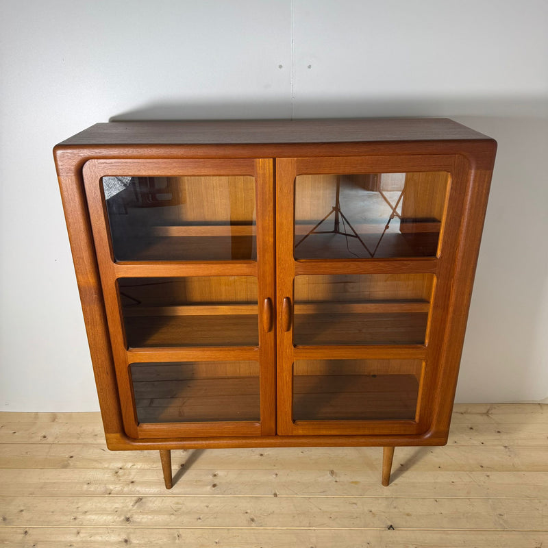 Libreria in Teak con Ante in Vetro – Danimarca 1960, Dyrlund