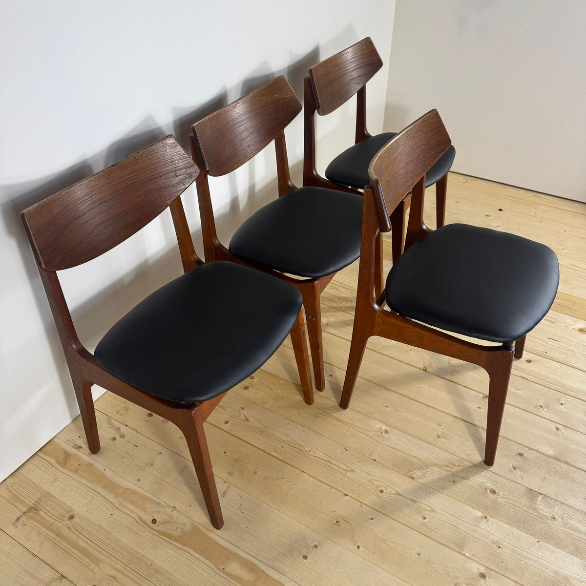 Set di 4 Sedie Vintage in Teak – Funder-Schmidt & Madsen, Design Olandese