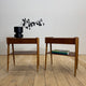 Coppia di comodini in teak AB Carlström, 1960