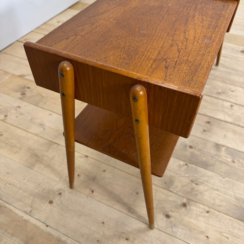 Coppia di comodini in teak AB Carlström, 1960