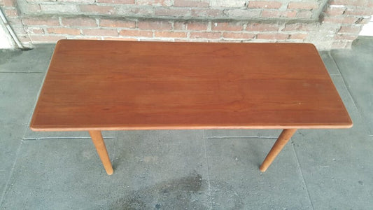 Tavolino da caffè vintage in teak, Danimarca 1960